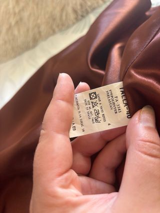 Falda asimétrica floral talla única