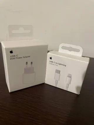 Caricatore Apple iPhone 20W + Cavo USB-C Lightning