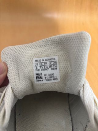 Zapatillas Adidas Powerphase Talla 41 Beige/Marrón