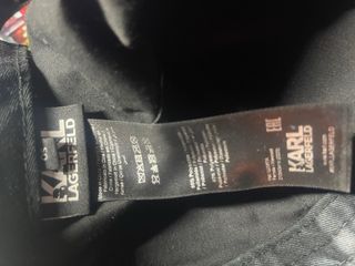 Gorra Karl Lagerfeld Piel Sintética Negra Unisex