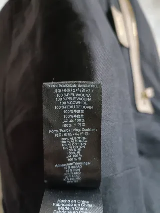 Bolso Bimba y Lola piel beige.