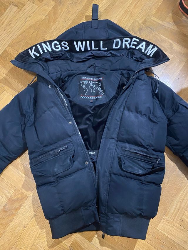 Chaqueta Kings Will Dream Negra Puffer