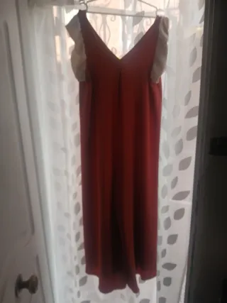 Vestido pantalón rojo talla única
