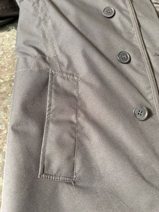 Giacca impermeabile doppiopetto nuova