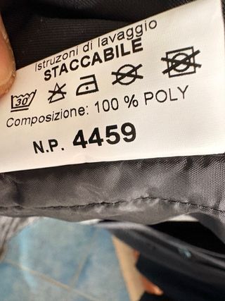 Giacca impermeabile doppiopetto nuova