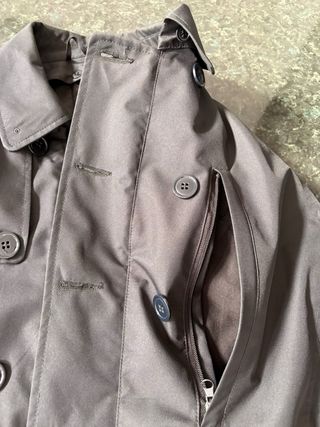 Giacca impermeabile doppiopetto nuova