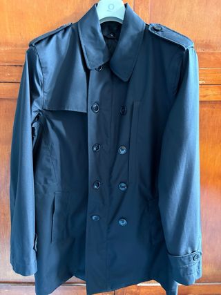 Giacca impermeabile doppiopetto nuova
