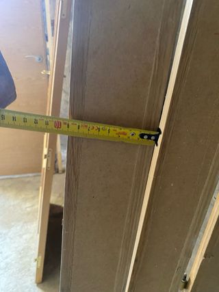 lote de 6 Puertas de madera maciza