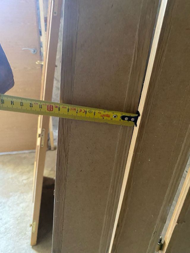 lote de 6 Puertas de madera maciza