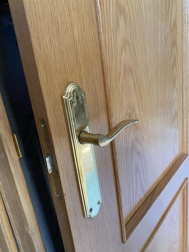 lote de 6 Puertas de madera maciza