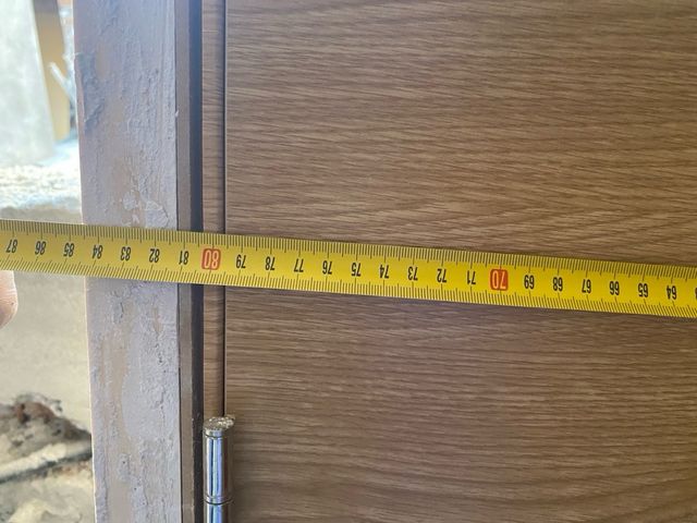 lote de 6 Puertas de madera maciza