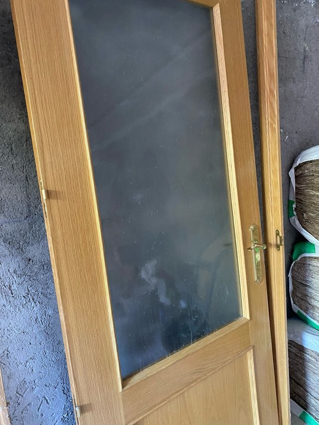 lote de 6 Puertas de madera maciza