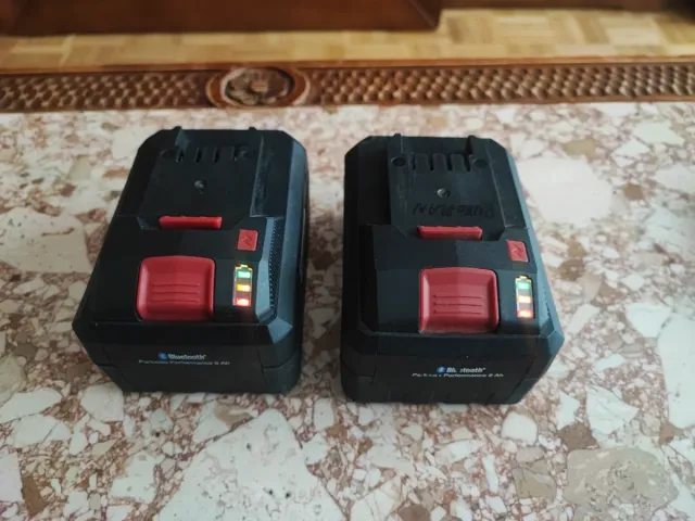 2 Baterías Parkside Inteligentes 8Ah Bluetooth
