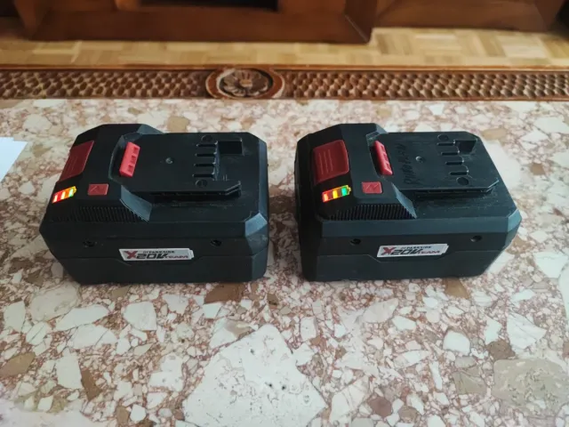 2 Baterías Parkside Inteligentes 8Ah Bluetooth