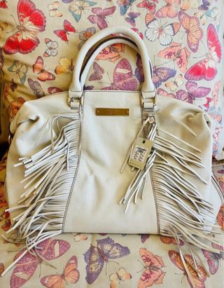 Bolso Pedro del Hierro Piel Flecos Nuevo