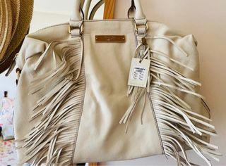 Bolso Pedro del Hierro Piel Flecos Nuevo