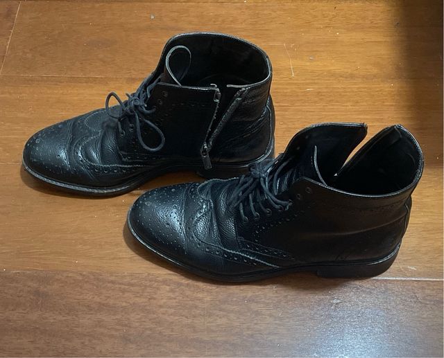 Stivali neri Massimo Dutti taglia 41