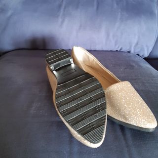 Bailarinas doradas brillantes talla 36