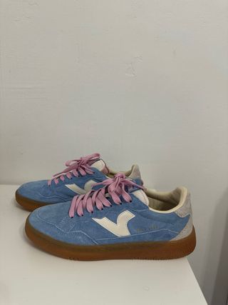 Zapatillas Victoria Azul/Beige Talla 39 nuevas