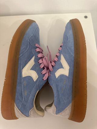 Zapatillas Victoria Azul/Beige Talla 39 nuevas
