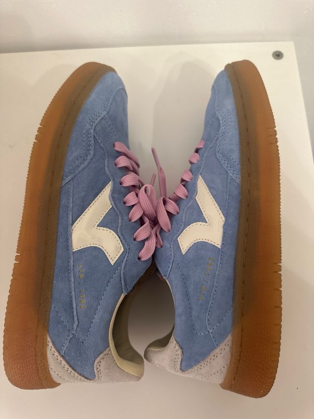 Zapatillas Victoria Azul/Beige Talla 39 nuevas