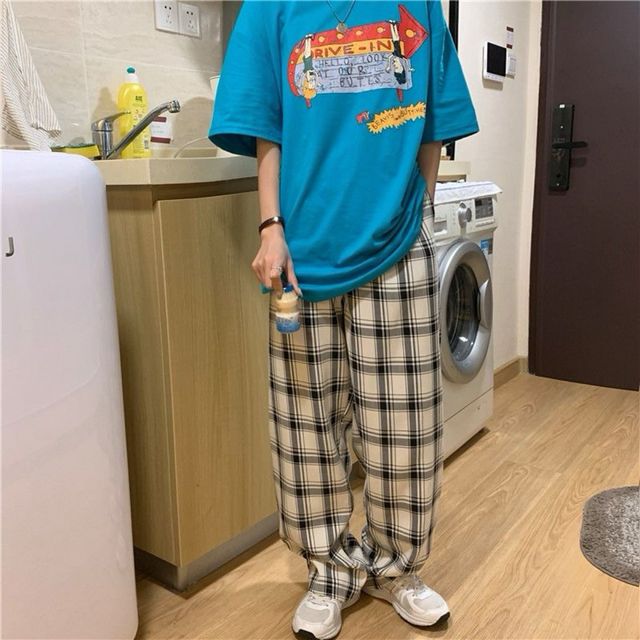 pantalones a cuadros