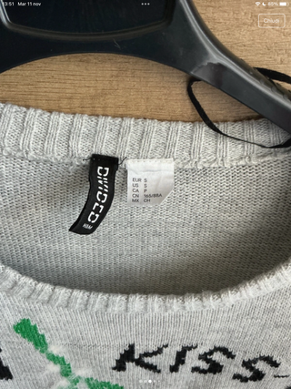 Maglione H&M con pinguini natalizi S