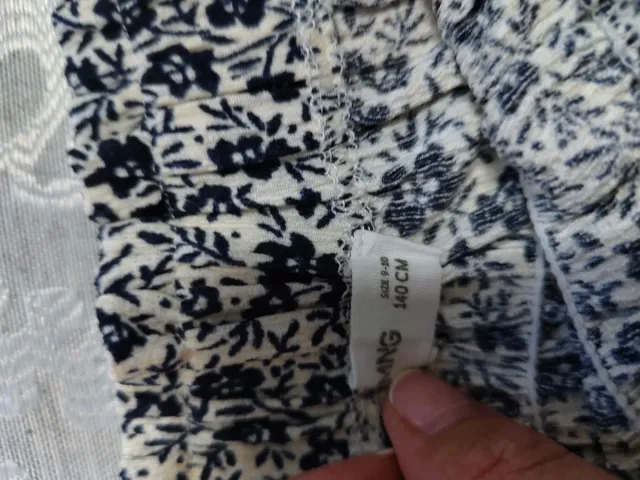 Falda estampada floral 10 años