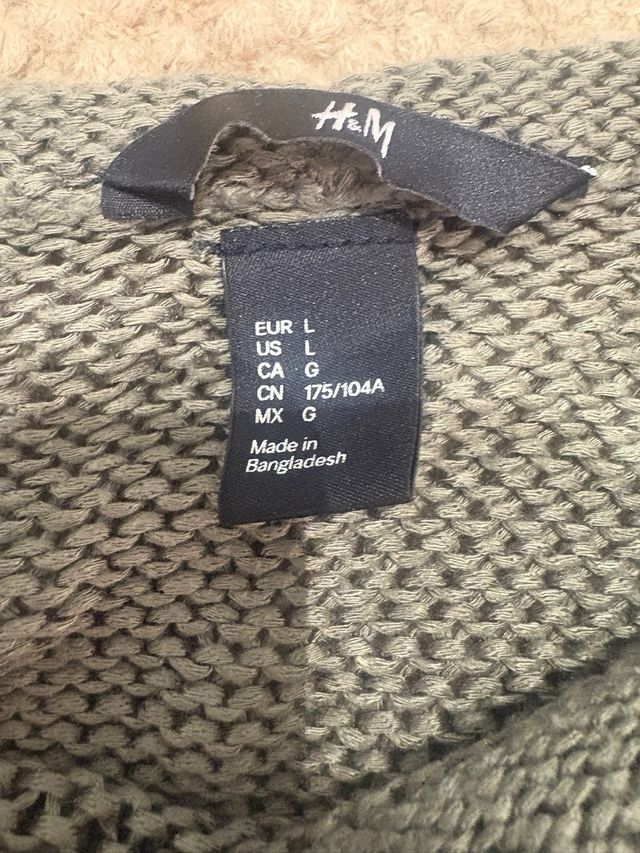 Jersey Mujer Verde Caqui H&M