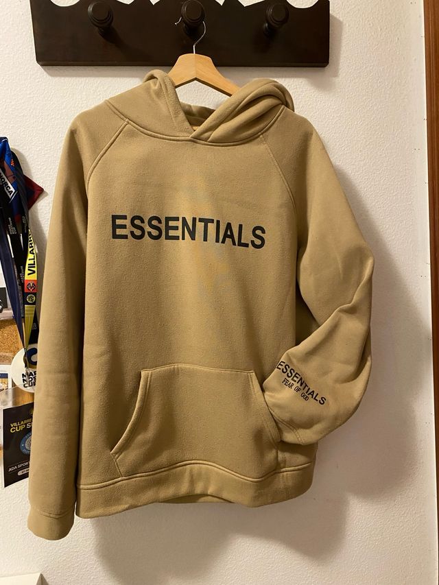 Essentials Sudadera Marrón Logo