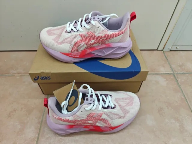 Zapatillas Asics Mujer Rosa y Rojo