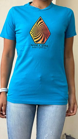 Camiseta Volcom Azul Talla XS