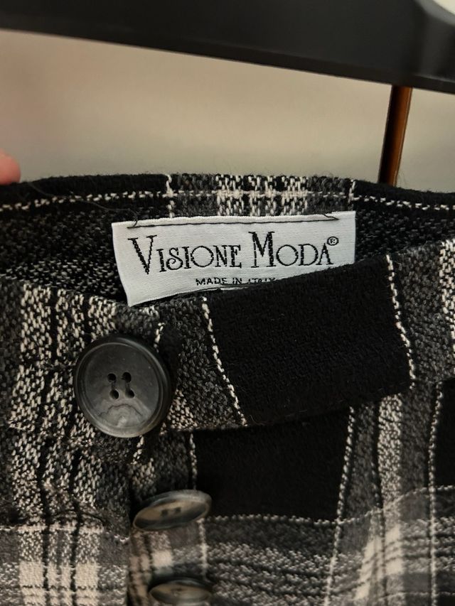 Gonna a quadri Made in Italy