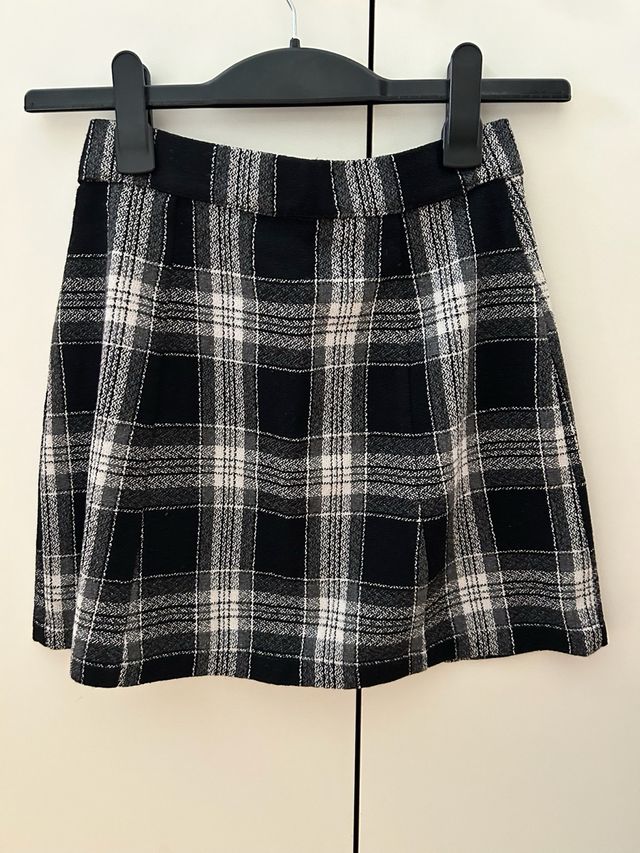 Gonna a quadri Made in Italy