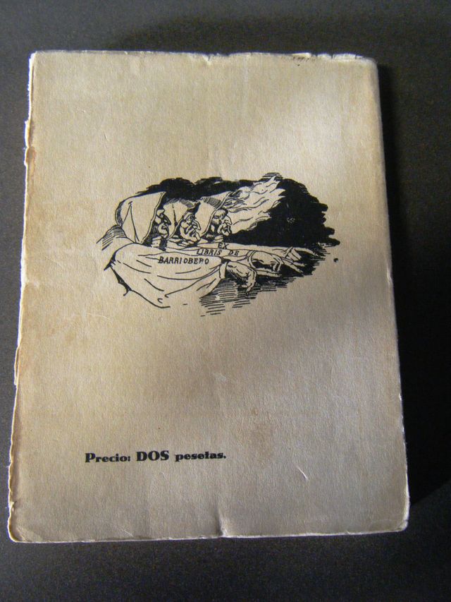 Libro palabras de un incrédulo, año 1931