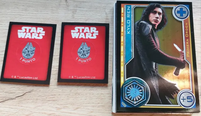 Cromos Star Wars Kylo Ren 1 Punto