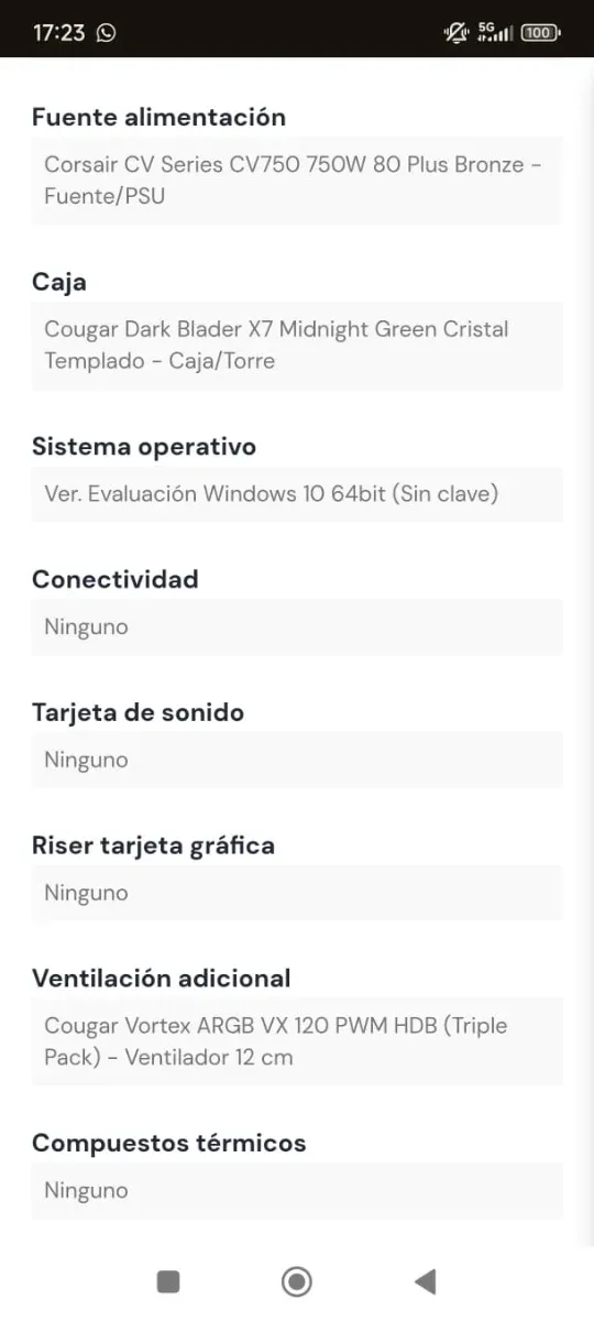 PC Gaming COOLPC i7 10700K RTX 3070 16GB DDR4