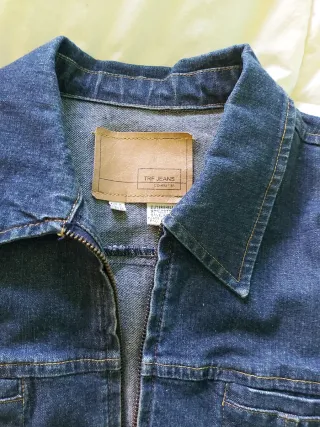 Chaqueta tejana azul