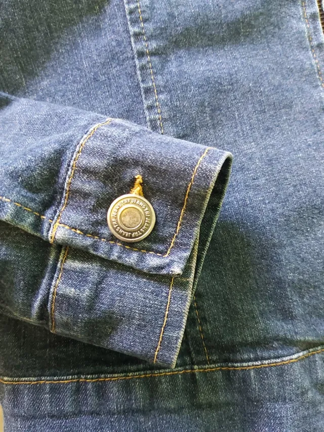 Chaqueta tejana azul