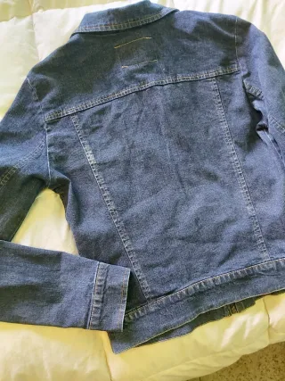 Chaqueta tejana azul