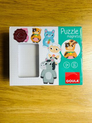 Puzzle Magnético Goula Animales Granja 12 Piezas