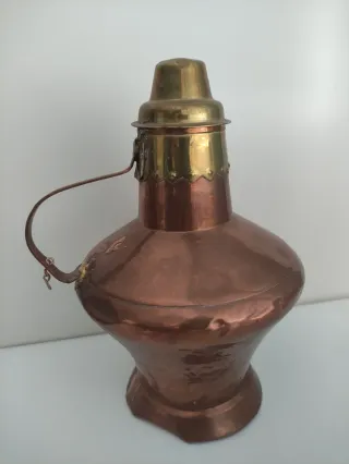 Cántaro antiguo cobre y latón