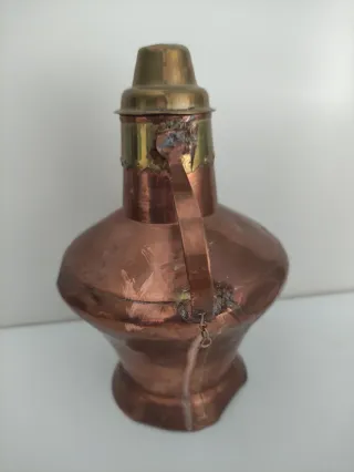 Cántaro antiguo cobre y latón
