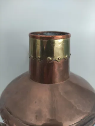 Cántaro antiguo cobre y latón