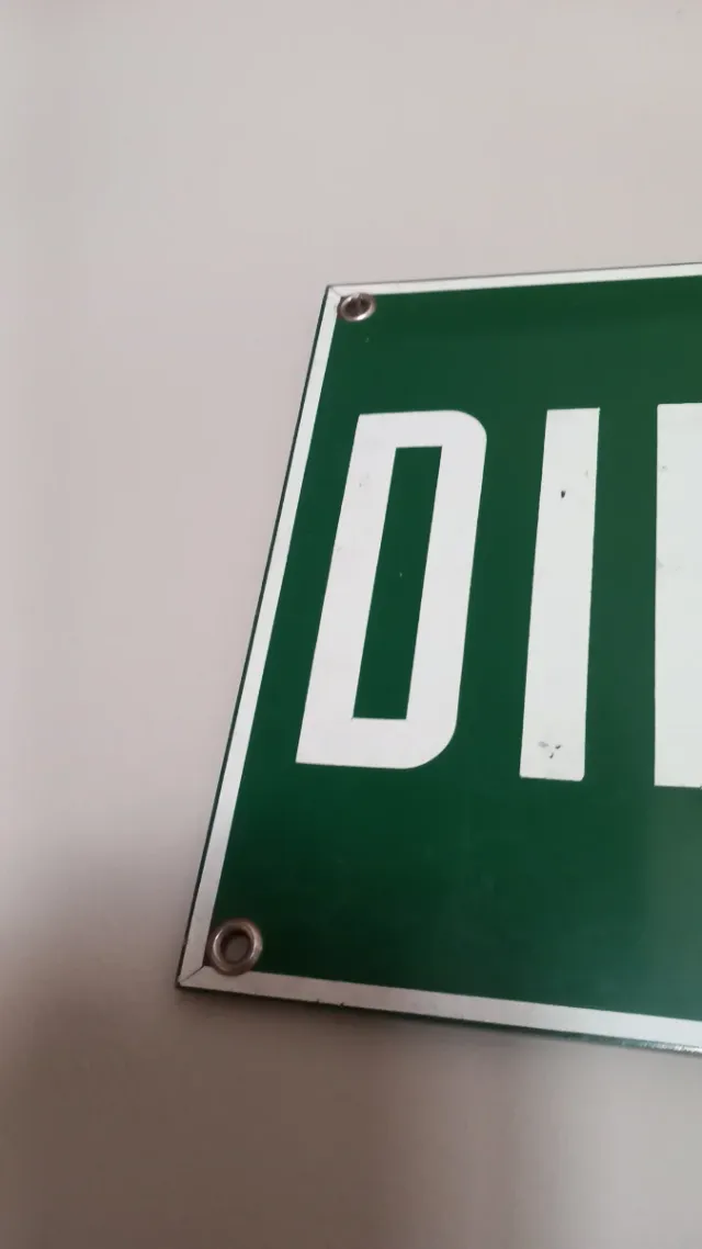 Insegna smaltata DIREZIONE