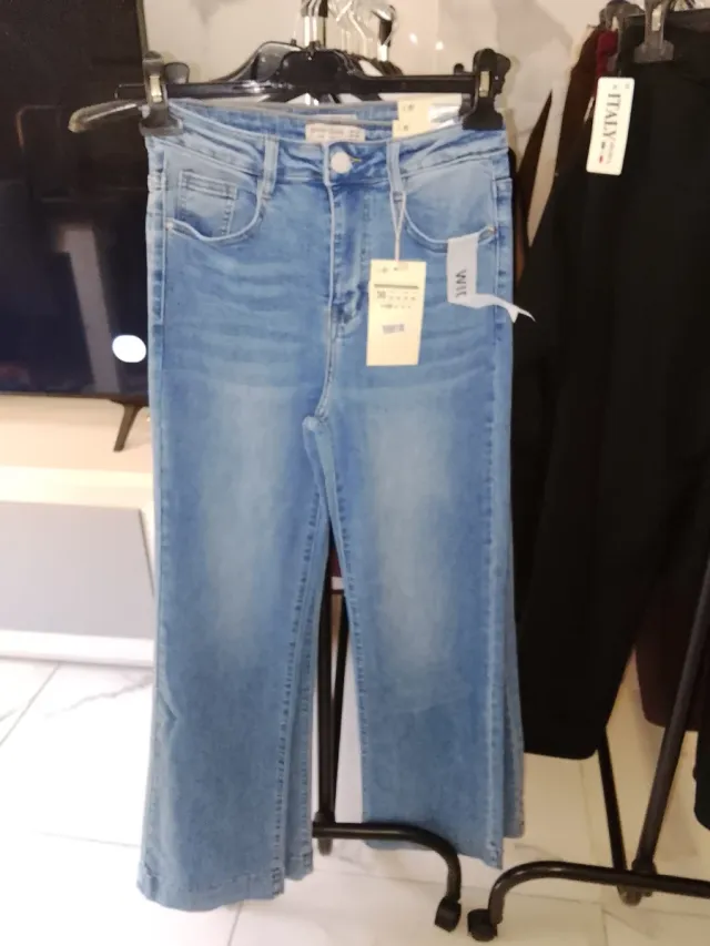Pantalones vaqueros anchos azules