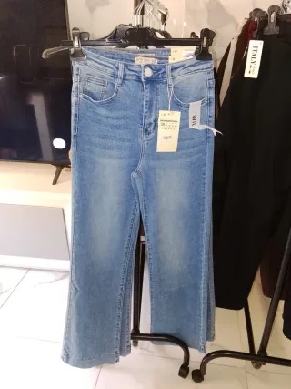 Pantalones vaqueros anchos azules