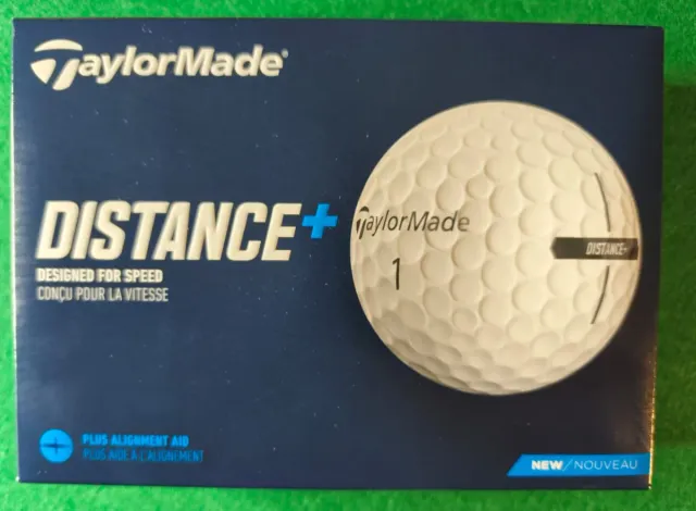 Caja Taylor Made Distance+ Bolas Golf Nuevas