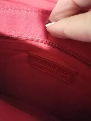 Pochette scamosciata Primadonna rossa