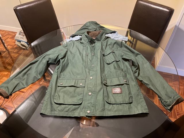 Chaqueta DC Talla XL Verde/Marrón